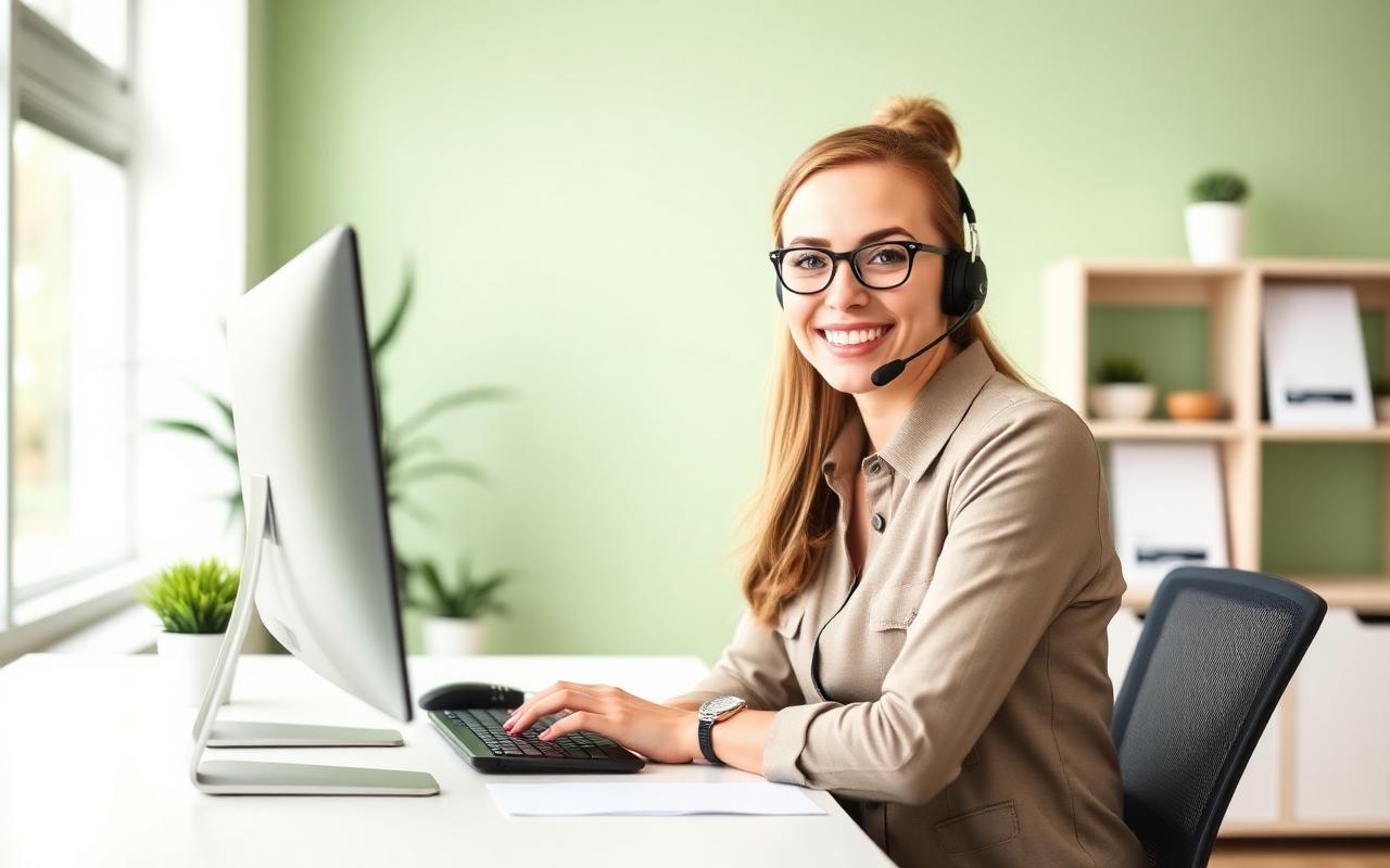 A friendly support representative ready to help